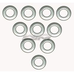 Washer, Flat: 10mm Stainless - Pack Of 10