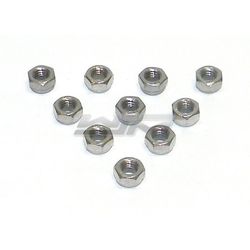 Nut, Nylon Lock: 5mm Stainless - Pack Of 10