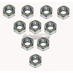 Nut, Nylon Lock: 8mm Stainless - Pack Of 10