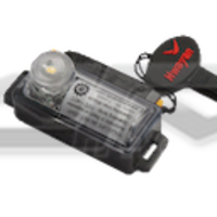 PWC SAFETY LIGHT BLACK CE LITHIUM